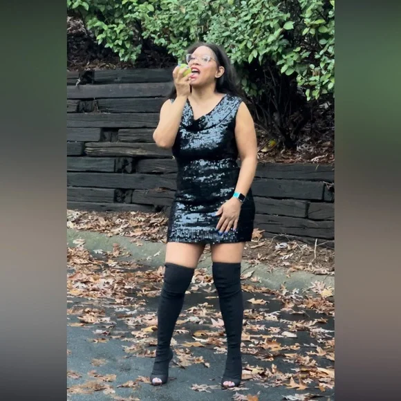 Gianvito Rossi Gotham Cuissard Peep Toe Thigh High Boots 🖤Black on black🖤 - Picture 11 of 15